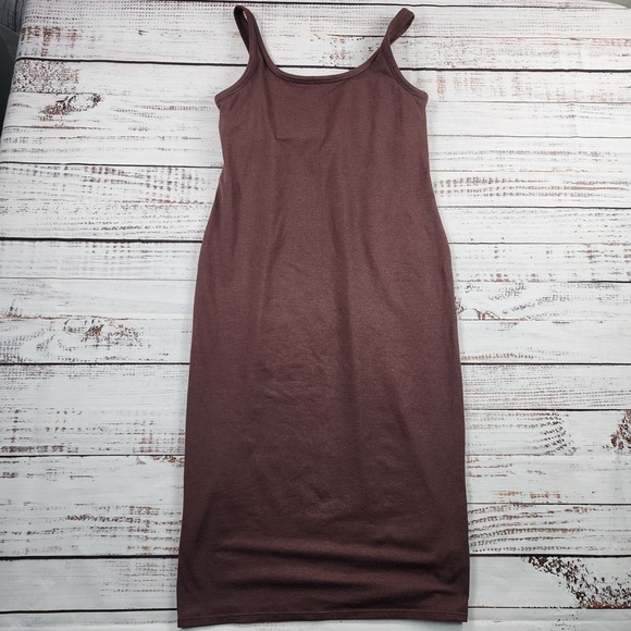 Vuori Dresses & Skirts - Vuori Halo Essential Dress Women's M Java Heather Brown DreamKnit VW606 Midi